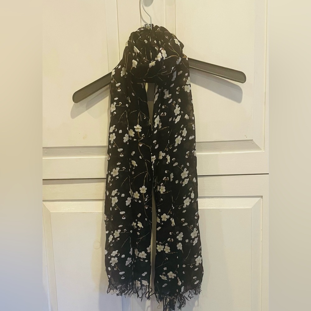 ONAM In-Bloom Floral Scarf in Night Botanical